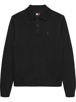 Tommy Jeans Erkek Kazak DM0DM22647 Siyah