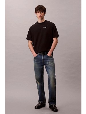 Calvin Klein Jeans Erkek Tişört LV04RD825G Siyah