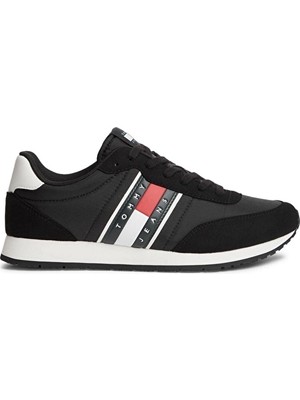 Tommy Jeans Erkek Classic Runner Ayakkabı EM0EM01709BDS Siyah