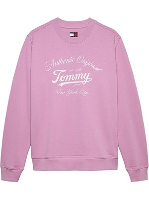 Tommy Jeans Kadın Sweatshirt DW0DW20942 Pembe