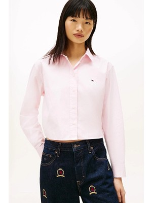 Tommy Jeans Kadın Gömlek DW0DW22078 Pembe