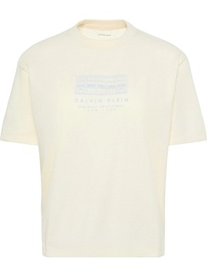 Calvin Klein Jeans Kadın Tişört LV047F806G Beyaz