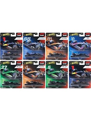 Hot Wheels Premium Formula 1 HRV11-979K 8'li Set