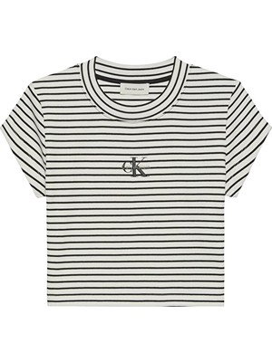Calvin Klein Jeans Kadın Tişört LV047F833G Siyah