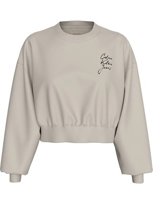 Calvin Klein Jeans Kadın Sweatshirt J20J224743 Gri