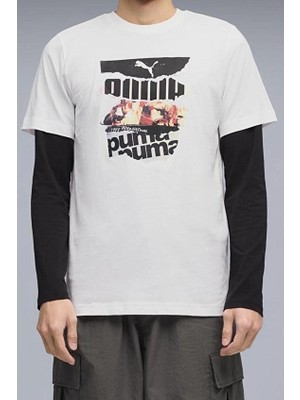 Puma Erkek Tişört 69301002 Beyaz