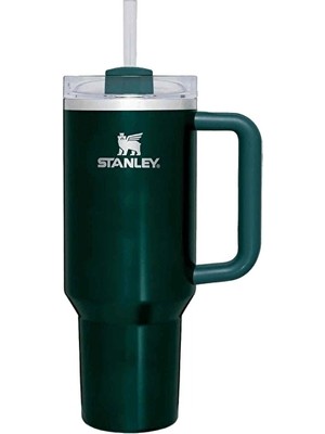 Stanley Quencher H2.o Flowstate Tumbler Pipetli Termos Evergreen Glow 1.18 Litre
