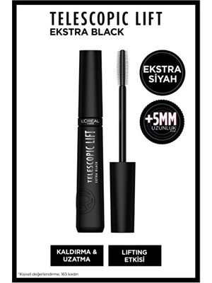 L'oréal Paris Telescopic Lift Extra Black Maskara
