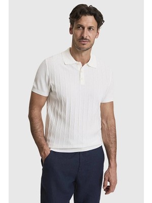 Pierre Cardin Slim Fit Erkek Tişört Pu 10687 Bej