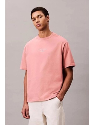 Calvin Klein Jeans Relax Fit Erkek Tişört LV04RC851G Turuncu