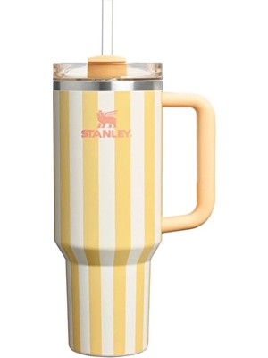 Stanley The Quencher H2.0 Flowstate Tumbler Pipetli Termos Butter Cabana Gloss 1.18 Litre