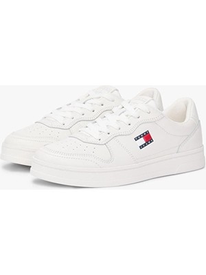 Tommy Jeans Kadın Greenwich Ayakkabı EN0EN03006YBL Beyaz