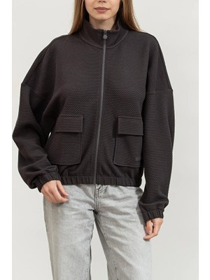 Ea7 Kadın Sweatshirt 7W000252AF13246 Antrasit