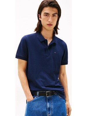 Tommy Jeans Erkek Tişört DM0DM20676 Koyu Mavi