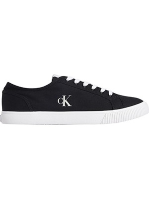 Calvin Klein Jeans Erkek Ess Vulc Low Mg Canvas Ayakkabı YM0YM012090GM Siyah