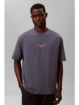 Calvin Klein Jeans Erkek Tişört LV04RC851G Gri