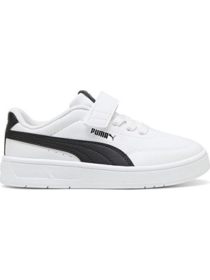 Puma Çocuk Court Classic Clean Ac+ Ps Ayakkabı 40375101 Beyaz