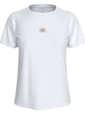 Calvin Klein Jeans Kadın Tişört LV047F227G Beyaz