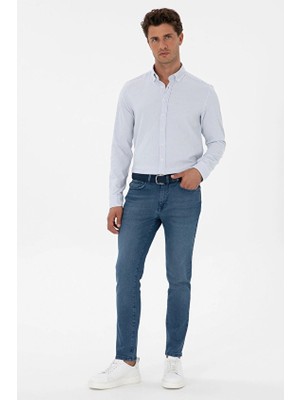 Pierre Cardin Slim Fit Erkek Pantolon 2245379 Mavi