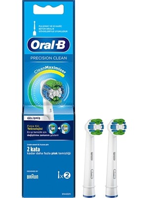 Oral-B Oral B Diş Fırçası Yedek Başlığı Precision Clean 2'li