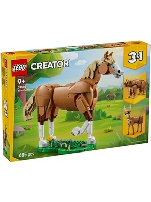 LEGO Creatör 3'ü 1 Arada Güzel At Hayvan Yapım Seti 31166