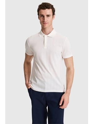 Pierre Cardin Slim Fit Erkek Tişört Pu 11050 Bej