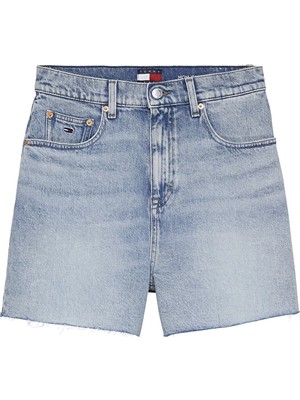 Tommy Jeans Kadın Şort DW0DW22694 Mavi