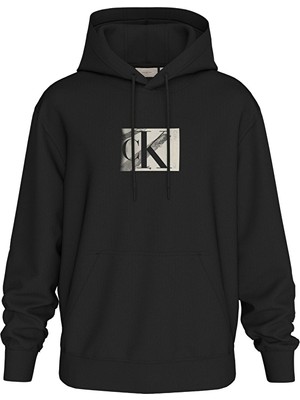 Calvin Klein Jeans Erkek Sweatshirt J30J327118 Siyah/siyah