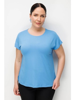 Onfashion Kadın Bluz 71529 Açık Mavi