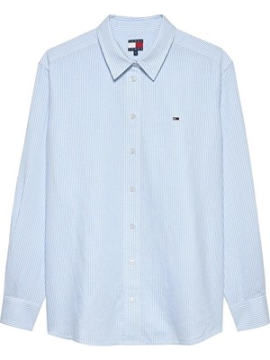 Tommy Jeans Kadın Gömlek DW0DW22209 Mavi
