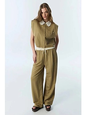 Twist Kadın Pantolon TS1260003181 Kahverengi