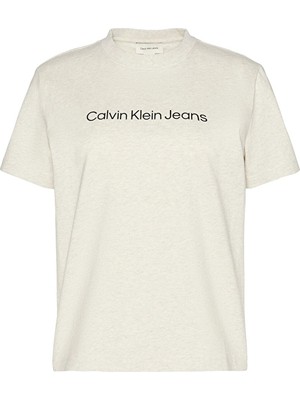 Calvin Klein Jeans Kadın Tişört LV047C912G Gri