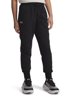 Under Armour Loose Fit Kız Çocuk Eşofman Alt 1379525 Siyah