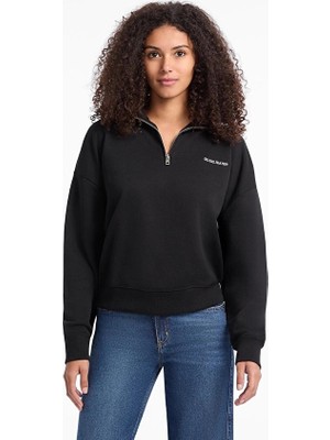 Guess Jeans Kadın Sweatshirt W5YQ09K68I4 Siyah