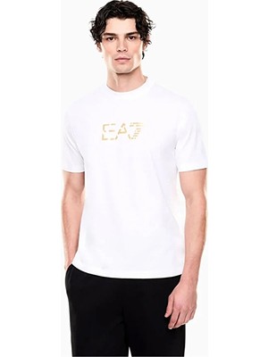 Ea7 Erkek Tişört 7M001562 Beyaz