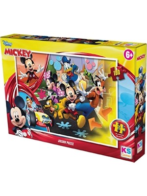 KS Games Ks Puzzle Mickey Mouse 100 Parça