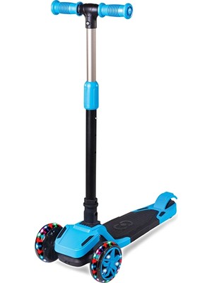 Cool Wheels Tulpar Işıklı Katlanır Scooter Mavi