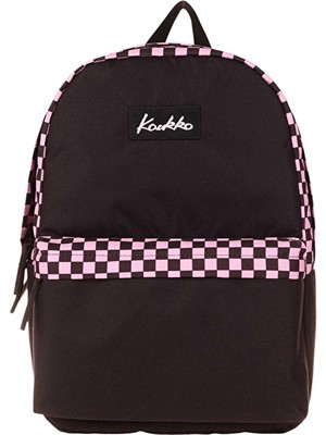Kaukko Basic Colors Sırt Çantası (Pembe Check)