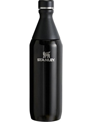 Stanley All Day Slim Bottle Vakum Yalıtımlı Şişe Siyah 0,6 Litre