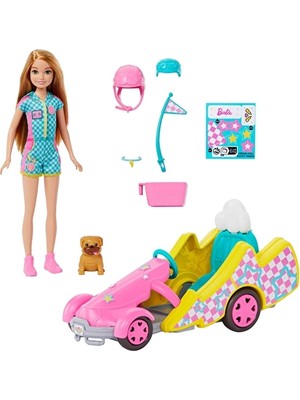 Barbie Stacie Go-Kart Yapıyor Oyun Seti HRM08