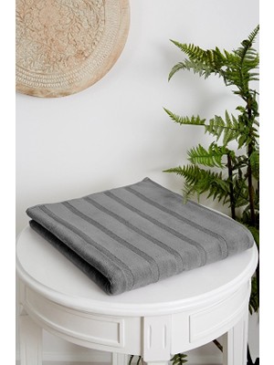 Sadem Organik Stripe Banyo Havlusu 90X150 cm