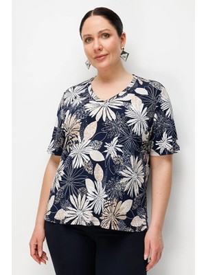 Onfashion Kadın Bluz 71519 Lacivert