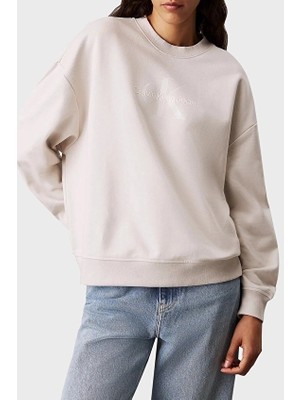 Calvin Klein Jeans Kadın Sweatshirt J20J224724 Gri