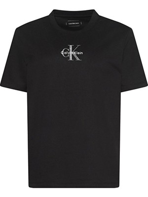 Calvin Klein Jeans Kadın Tişört LV047C856G Siyah
