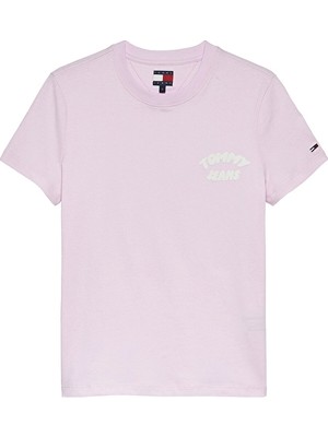 Tommy Jeans Kadın Tişört DW0DW22310 Pembe
