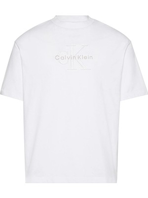 Calvin Klein Jeans Erkek Tişört LV04RB295G Beyaz