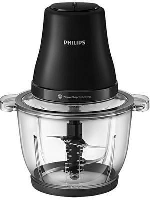 Philips 3000 Serisi Doğrayıcı Siyah HR1502/00