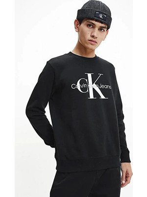 Calvin Klein Jeans Erkek Sweatshirt J30J320933 Siyah