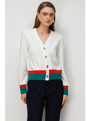Onfashion Kadın Hırka 70917 Ekru