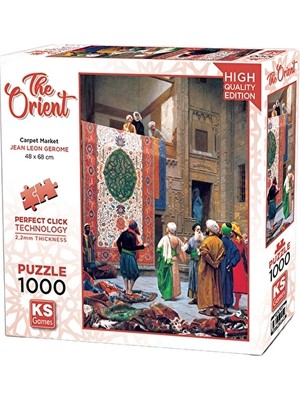 KS Games Carpet Market 1000 Parça Puzzle